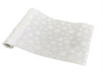 Dekostoff "imitiertes"Leinengewebe
36x300cm gerollt und 
geschnitten - Farbe: Weiss