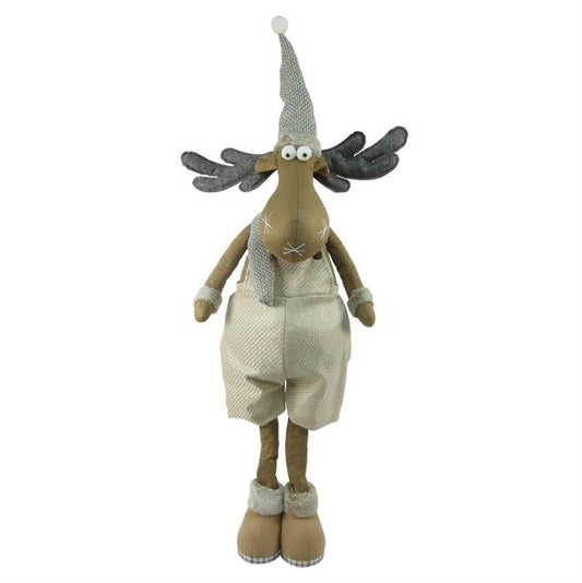 Deko Rentier Junge
stehend mit ausziehbaren Beinen
Farbe: Braun / Grau