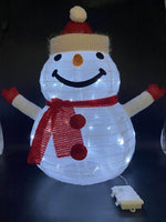 LED da esterno “Lift UP figure”
 Pupazzo di neve 3D alto 60 cm
 40 LED luce bianca fredda IP44