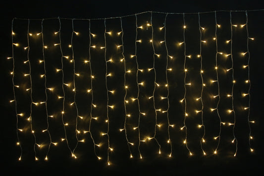 LED Lichtervorhang Outdoor mit 16 Strängen Total 160 LED B:160cm H:100cm