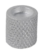 Teelichthalter aus Keramik
Design: gehämmertes Silber
D:7cm x H:7cm