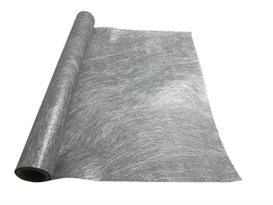 Dekostoff "Vlies" gerollt und geschnitten
36cm x 300cm 
Farbe: Silber