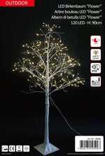 LED Birken Baum Outdoor "Flower"
mit 120 LED  H: 90cm
Microlight