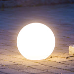 LED Solar Outdoor Kugel D:25cm mit 2 LED warm weiss mit ON / OFF Schalter