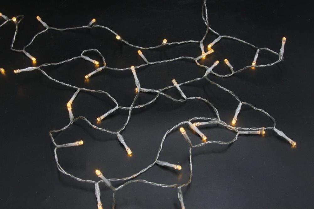 LED Outdoor Lichterkette 100 LED warm weisses Licht Länge 7.5m