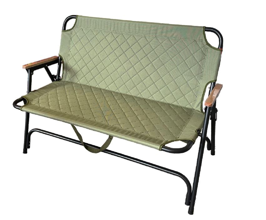 Sitzbank faltbar für 2 Personen Farbe: grün 52x103x75cm