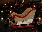 Deko Schlitten Holz Merry X-Mas
Farbe: Braun/Weiss/Rot
Design: Winterlandschaft