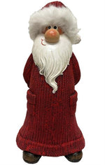 Deko Weihnachtsmann rot aus Polyresin H24.5cm