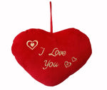 Kissen in Herzform gestickt I LOVE YOU Grösse: 40x45cm