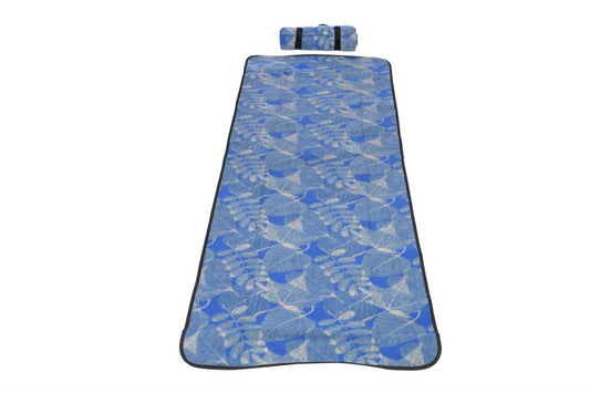 Strandmatte gepolstert 60x180cm blau