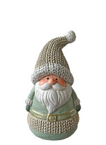 Deko Figur Santa grün aus Polyresin