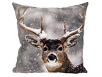 Kissen mit Hirsch Motiv und Reisverschluss 
Grösse: 40cmx40cm 
Digitaldruck einseitig