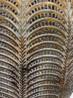 Laterne Metall Antik 
mit Glaseinsatz 
Farbe: antik Gold