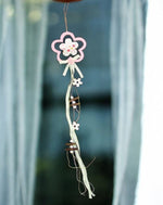 Deko Hänger Blume aus Holz T0.9cm x B13cm x L76cm