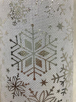 Dekostoff "imitiertes"Leinengewebe
36x300cm gerollt und 
geschnitten - Farbe: Weiss