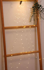 LED Outdoor Lichterkettenstrang 
125 LED, L: 100cm, silber Draht
Warm weiss Licht