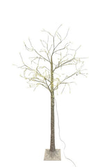 LED Birkenbaum Outdoor "Flower" dew drop mit 222 LED Höhe 150cm