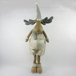 Deko Rentier Junge
stehend mit ausziehbaren Beinen
Farbe: Braun / Grau