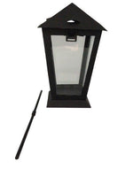 Grablaterne 25cm mit Erdspiess
Farbe: Schwarz
L:14cm B:14cm H:25cm