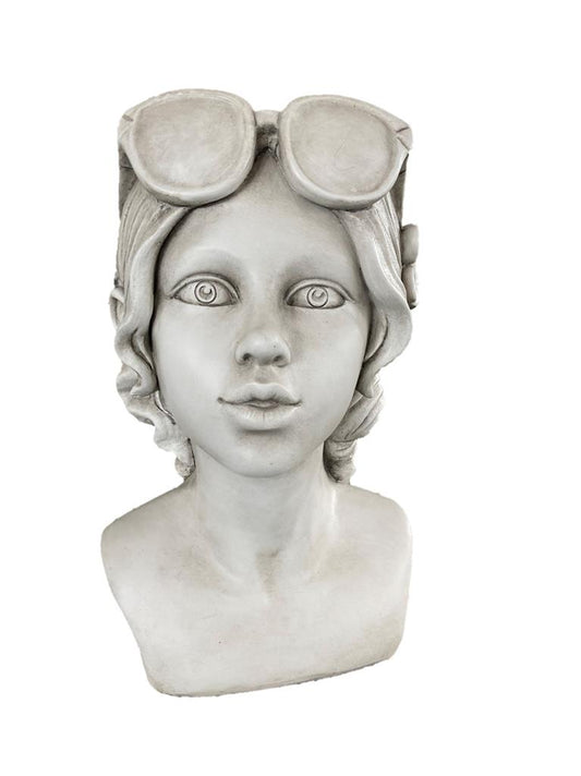 Pflanzentopf Büste aus Polyresin