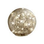 LED Glas Kugel 
gebrochenes Glas (Crack) 
D:10cm mit 10 LED