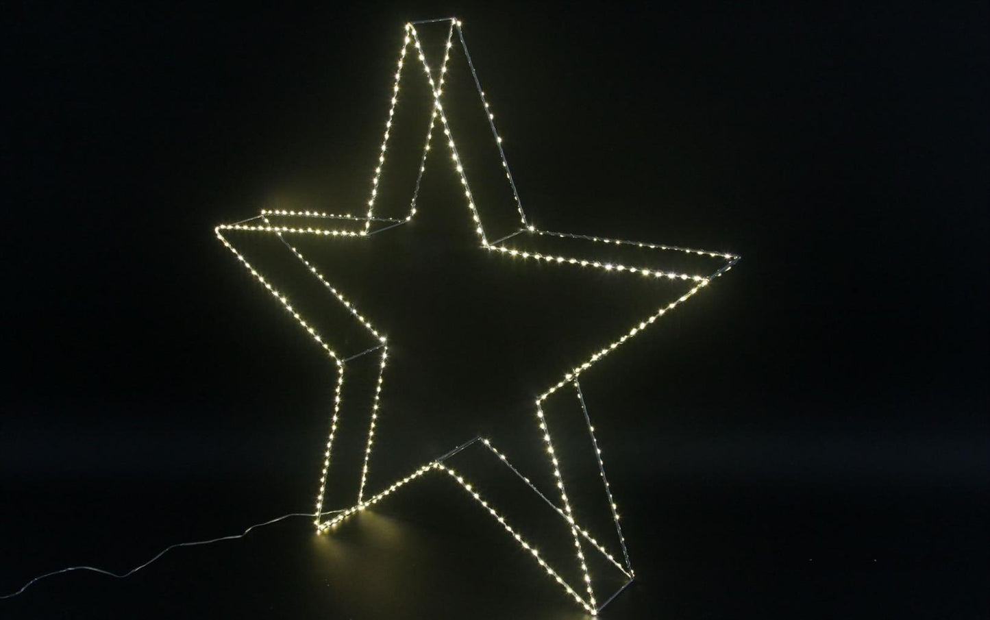 LED Stern Outdoor aus Metall 
mit 380 LED Microlight
D78cm