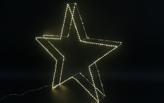 LED Stern Outdoor aus Metall 
mit 380 LED Microlight
D78cm