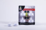 LED Teelicht weiss - 4er Blister
plus 4 Ersatzbatterien (Knopfzellen)
CR 2032