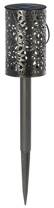 LED Solar Leuchte H39cm zum Stecken, Hängen oder Stellen 3 in 1 schwarz