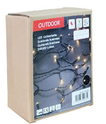 LED Outdoor Lichterkette 240 LED Warm weisses Licht L: 24m - Kabelfarbe: Grün