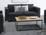 2-Sitzer Sofa Leder schwarz HELSINKI