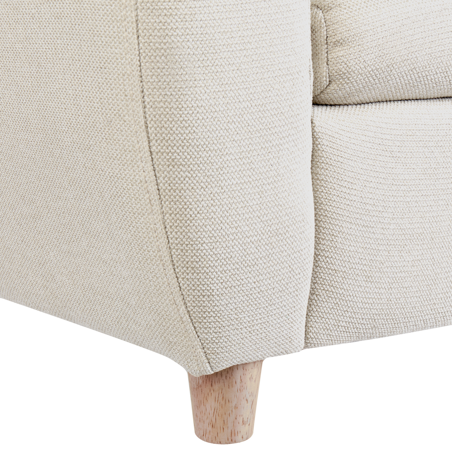 Kindersessel Leinenoptik hellbeige Tierform Nilpferd MARIBO