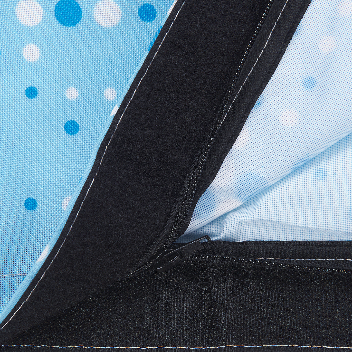 Sitzsack 300 L FUZZY 140 cm 180 cm Hellblau