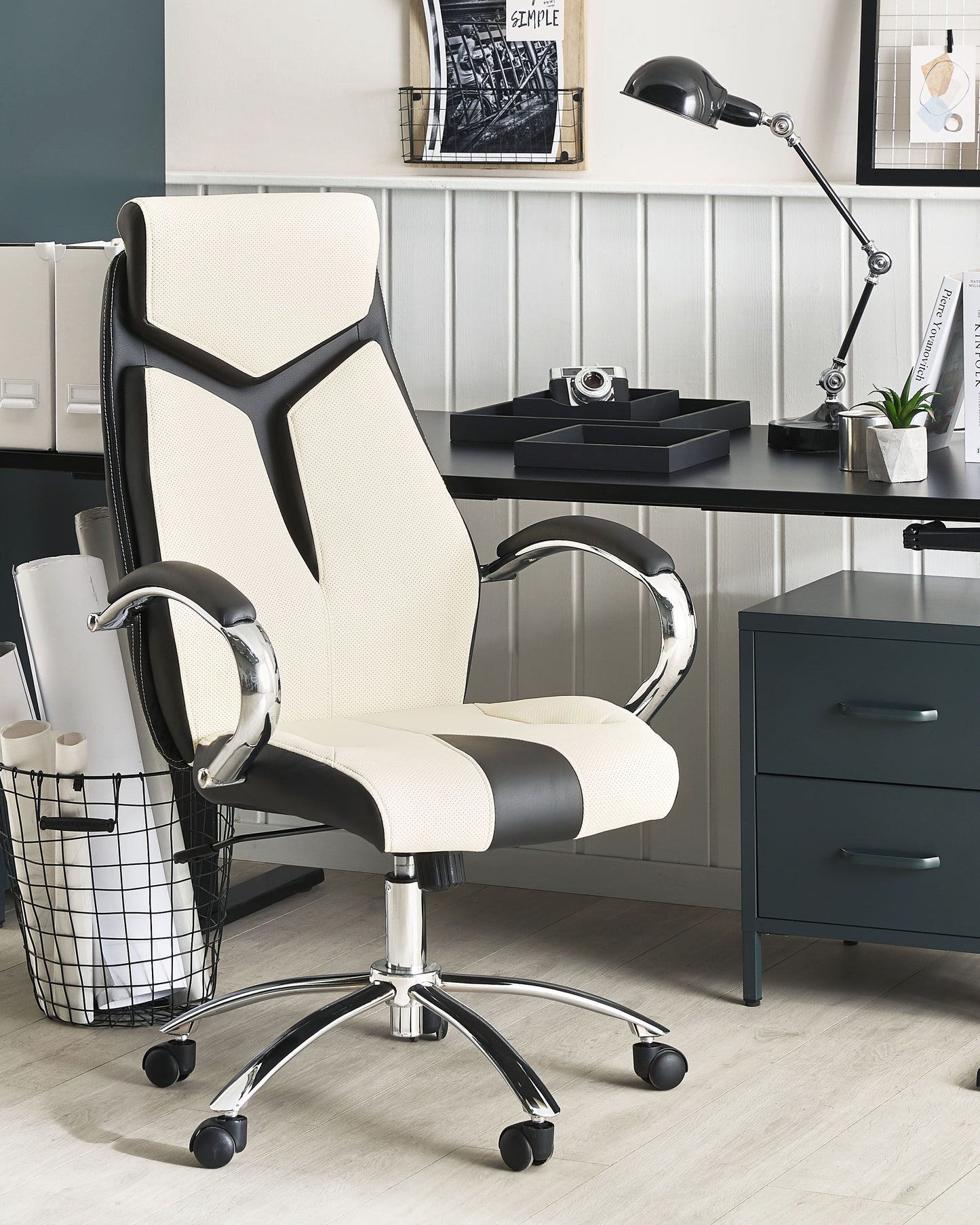 Bürostuhl drehbar FORMULA Beige