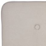 Bett mit Lattenrost Stoff RENNES 160 x 200 cm Hellbeige