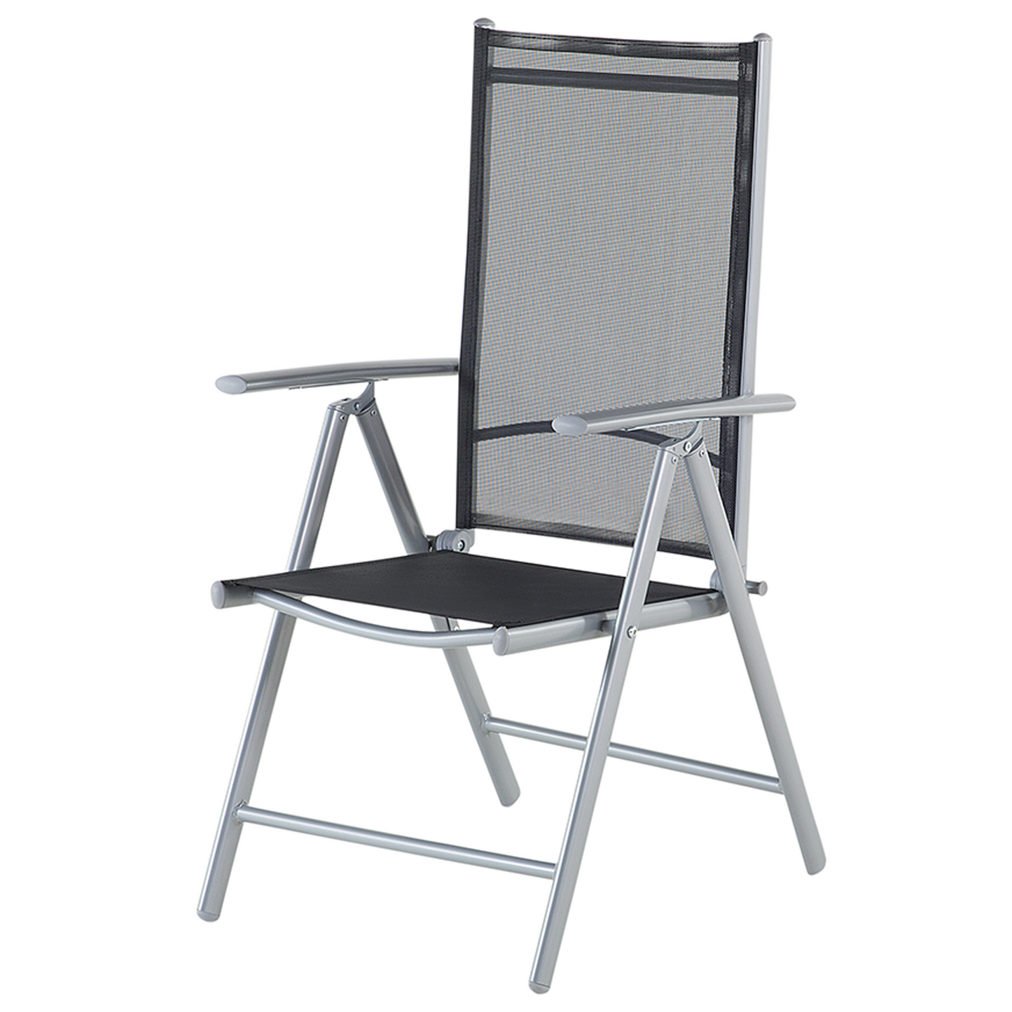 Gartenmöbel Set Aluminium schwarz 6-Sitzer CATANIA
