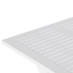 Bistro Set klappbar FIJI Holz Weiss