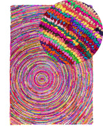 Teppich bunt 140 x 200 cm Shaggy MALATYA