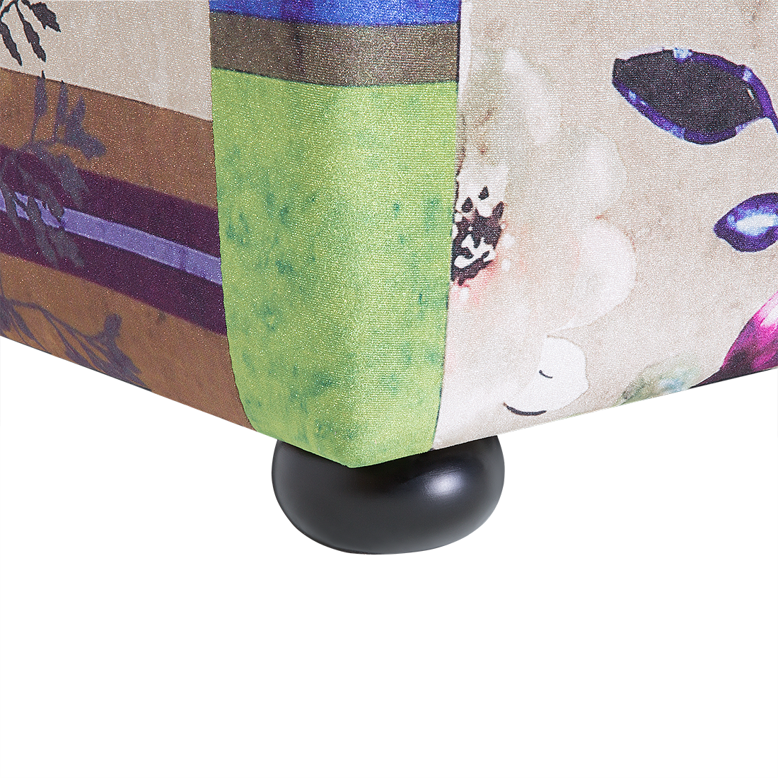 3-Sitzer Sofa violett Patchwork CHESTERFIELD