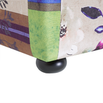 3-Sitzer Sofa violett Patchwork CHESTERFIELD