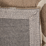 Teppich Wolle beige 80 x 150 cm marokkanisches Muster Kurzflor ERBAA