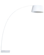 Stehlampe BENUE Metall Weiss