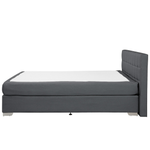 Boxspringbett Stoff ADMIRAL 180 x 200 cm Dunkelgrau