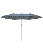 Sonnenschirm 460 cm SIBILLA Grau