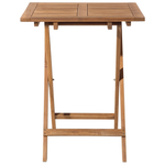 Bistro Set klappbar FIJI Holz Hellbraun