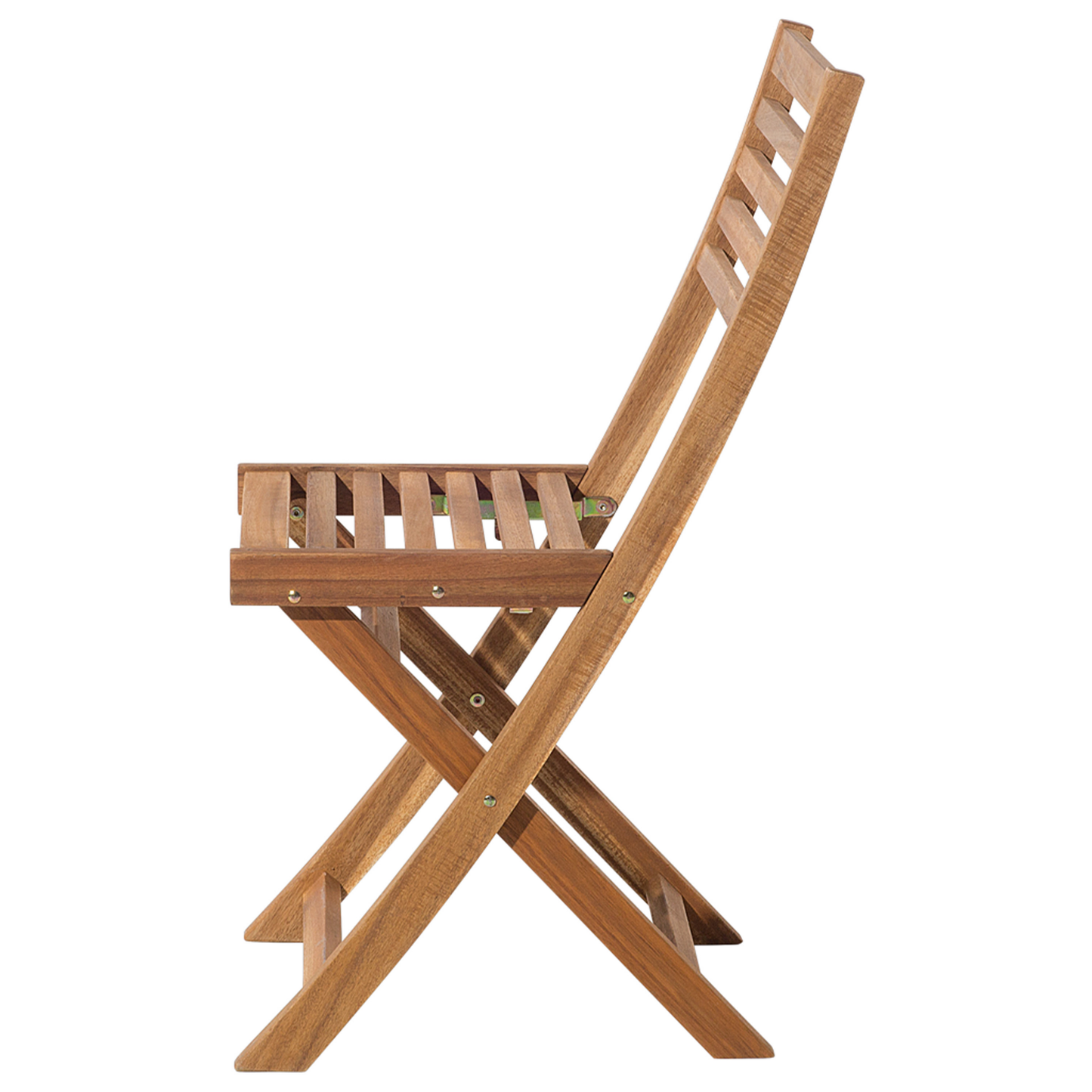Bistro Set klappbar FIJI Holz Hellbraun