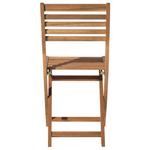 Bistro Set klappbar FIJI Holz Hellbraun