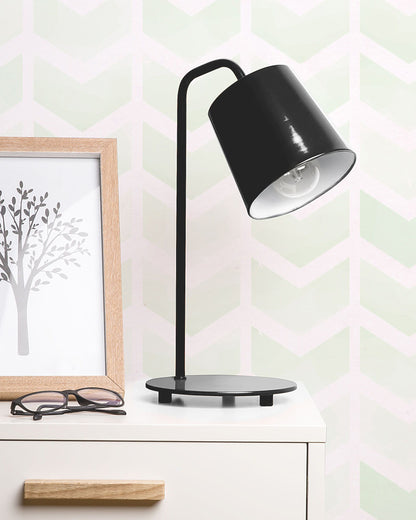 Schreibtischlampe schwarz 41 cm Kegelform TARIM