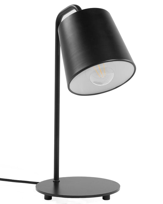 Schreibtischlampe schwarz 41 cm Kegelform TARIM
