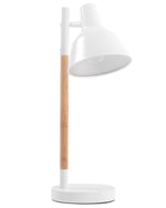 Schreibtischlampe ALDAN verstellbar Metall Weiss